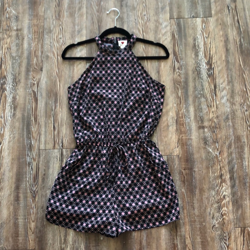 High Neck Romper